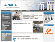 Tablet Screenshot of naga.fr